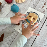 Ancient Greek GREECE Philosophers PLATO (Play-Dough) Mats w/Color Info Cards