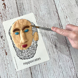 Ancient Greek GREECE Philosophers PLATO (Play-Dough) Mats w/Color Info Cards