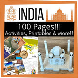 INDIA Indian Country Cultural Study | ASIA Continent | Hands-on Activities!