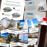Montessori-Inspired Geyser Mini-Study w/Science Experiment Full Color Cards & Types