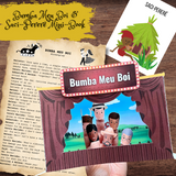 BRAZIL Theater Play BUMBA MEU BOI Hand Puppet w/Screenplay! Saci-Pererê Story