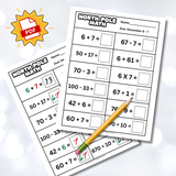 Holiday ELF Prop 67 Themed Math Homework Scene - Fun Christmas Activity!