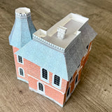 Victorian Old Granville Bailey "It's a Wonderful Life" Inspired 3D Paper House Model Diorama w/Instructions