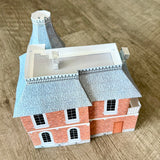 Victorian Old Granville Bailey "It's a Wonderful Life" Inspired 3D Paper House Model Diorama w/Instructions