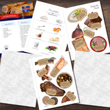 ICELAND Icelandic Food Info Cards w/Full Color Illustrations *12 Varieties*