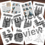 INDONESIA Shiva Candi Prambanan Printable 3D Paper Model Diorama Asia