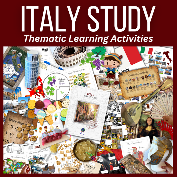 Italy Activity Book: Hands-on Europe Activities, Experiments, Models & Culture Studies!