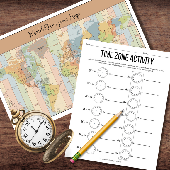 Calculating Time Zone Worksheet.pdf Educational Printables – Tagged