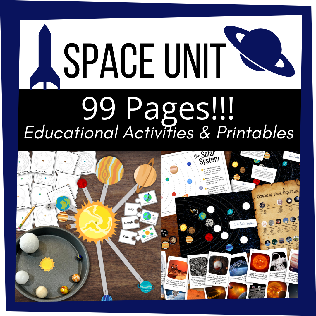Space Learning Pages SPACE Educational Unit Bundle | Solar System | Stars | Galaxies | Astr ...