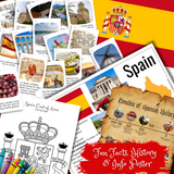 SPAIN España Geography Landmark City Interactive Map Pinning Provinces History