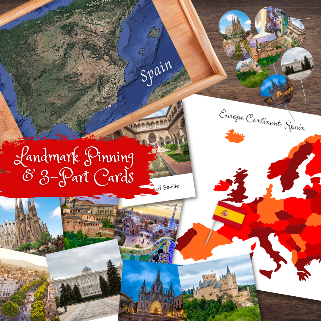 Sepnas Map SPAIN España Geography Landmark City Interactive Map Pinning Provinces ...