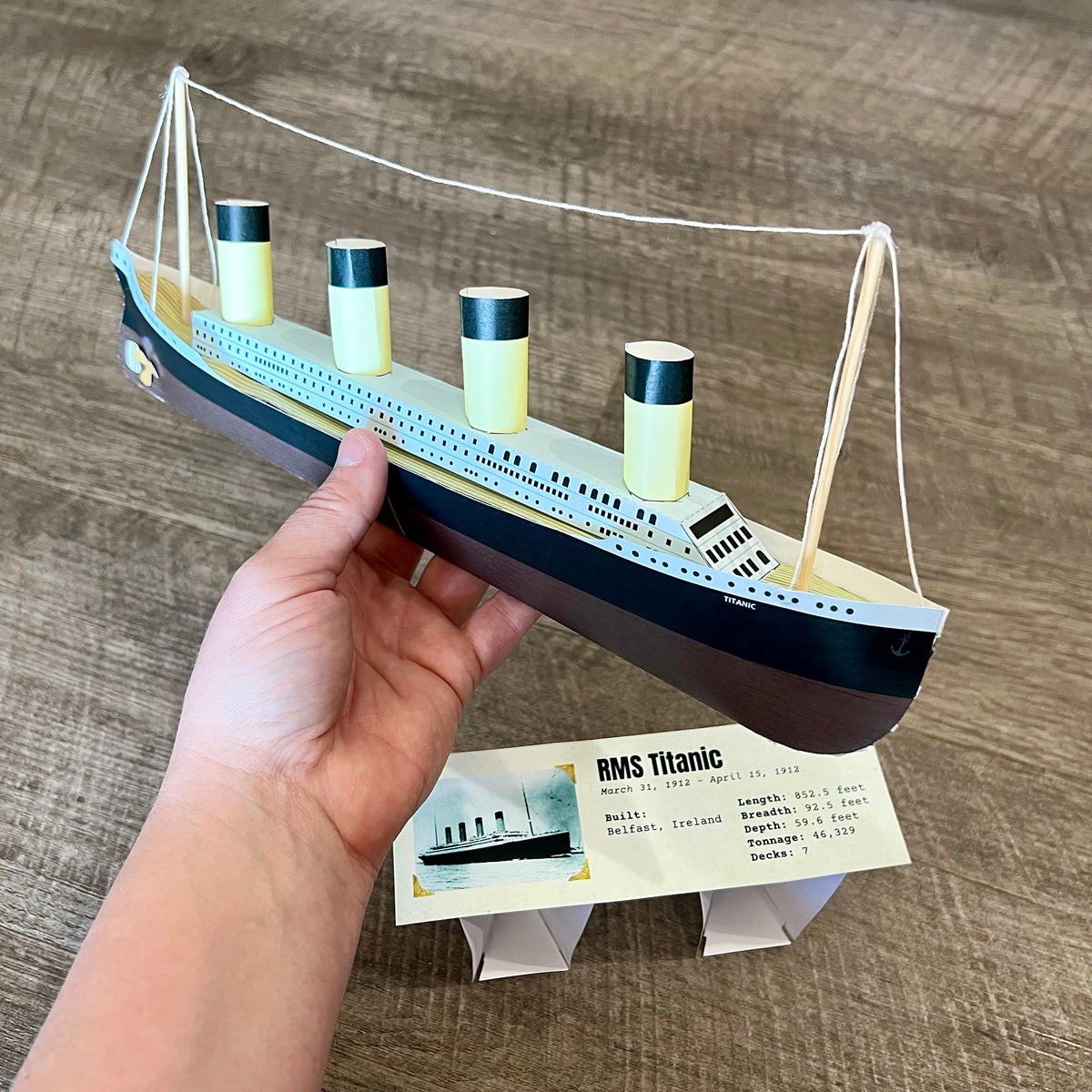 Paper Titanic Papercraft at David Clinton blog