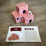 NATIVE AMERICAN Shelter Dwellings 3D Paper Models - 8 Different Designs! w/Info Cards & Instructions