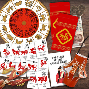 LUNAR New Year Chinese ASIA Activities Crafts & Printables Bundle