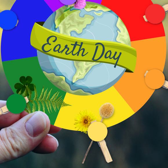 Earth Day Nature Color Scavenger Hunt - Find Matching Colors in Nature!