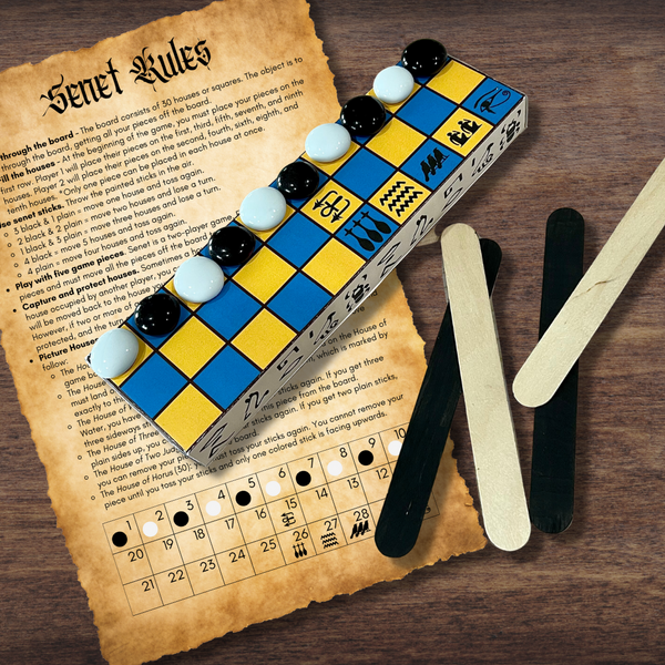 Ancient EGYPT Egyptian Board Game SENET Printable 3D Model w/Instructi ...