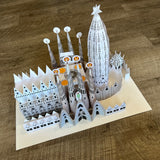 SAGRADA FAMILIA Basilica | 3D Paper Model | Gaudi Barcelona Spain España