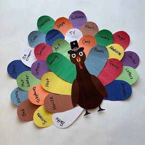 *FREEBIE* Thankfulness Turkey Craft | Count Your Blessings Throughout November!