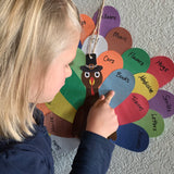 *FREEBIE* Thankfulness Turkey Craft | Count Your Blessings Throughout November!